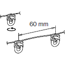 Goelst Waveglijder 6 cm Wit (2014-12-060-W) | Geschikt voor G-2XXX 1