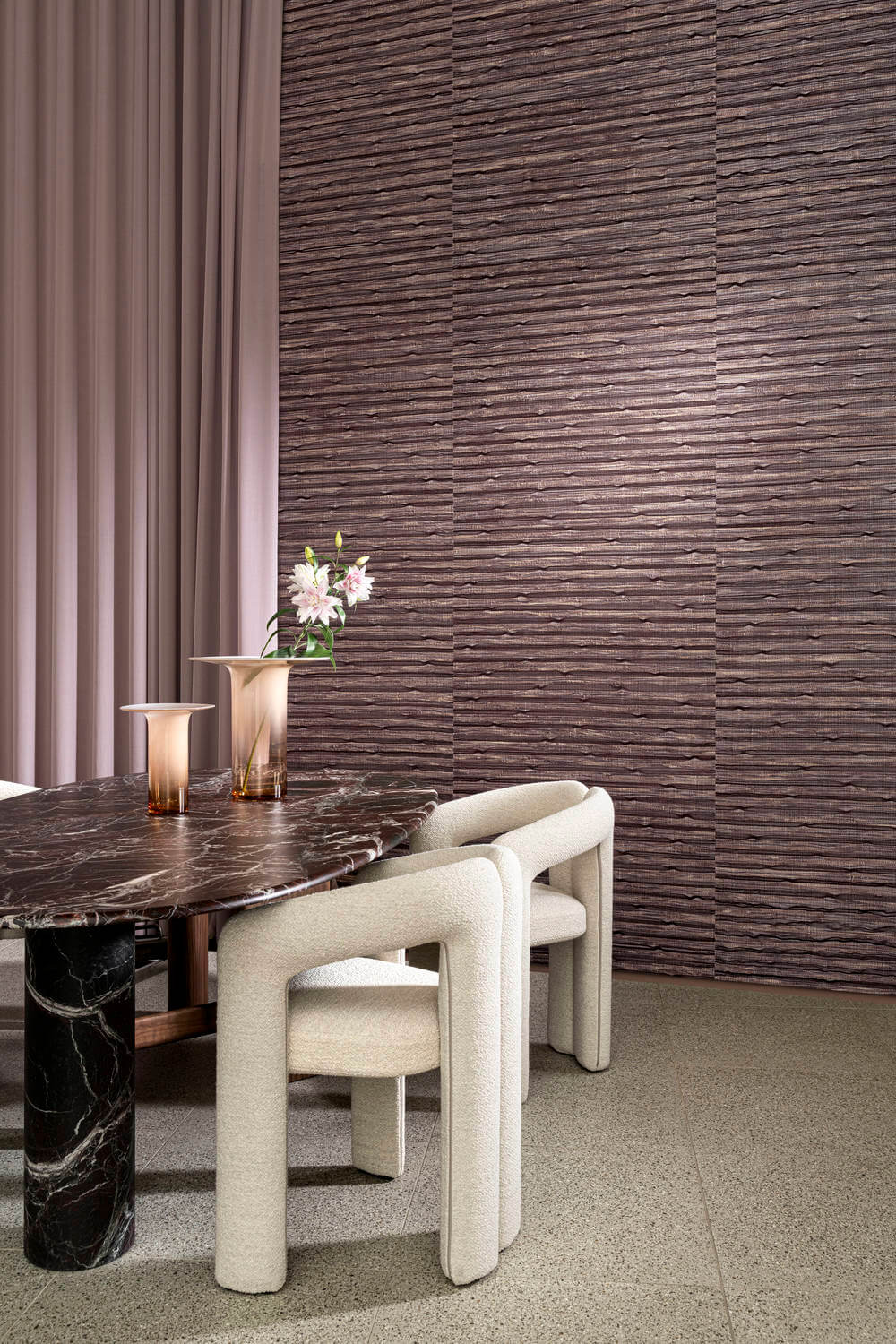 Arte All Naturals Raphia Mauve 48564A Behang 2