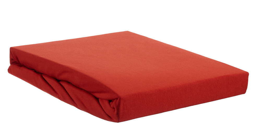 Beddinghouse Coral Red Katoen Topper hoeslaken 1