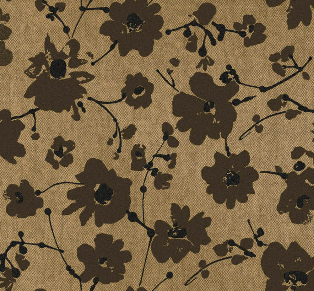 Behang Arte Flamant Suite III - Velvet Metal Velvet Flower 18001 1