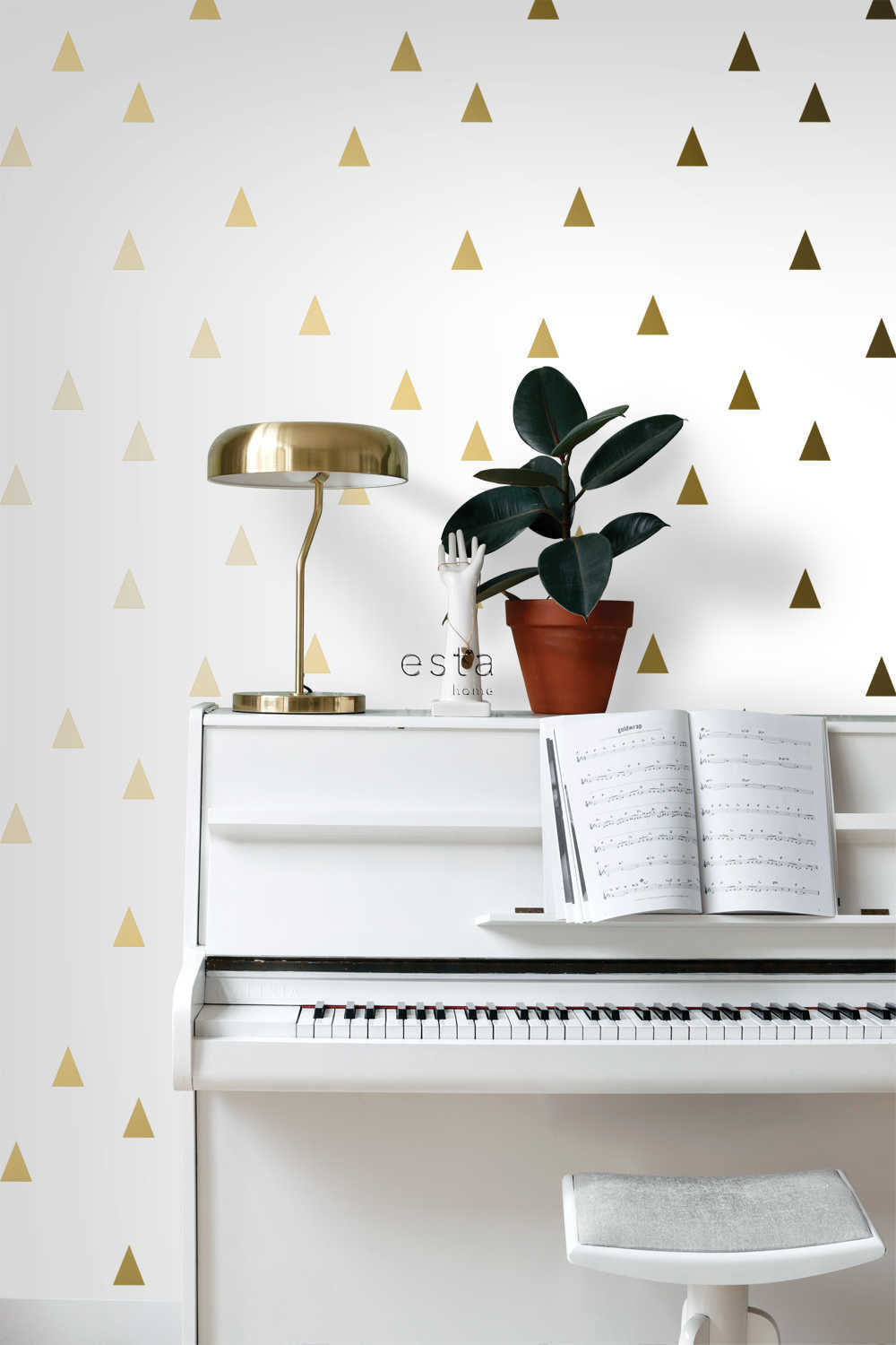 Behang Esta Home Black & White with a splash of Gold 138943 5