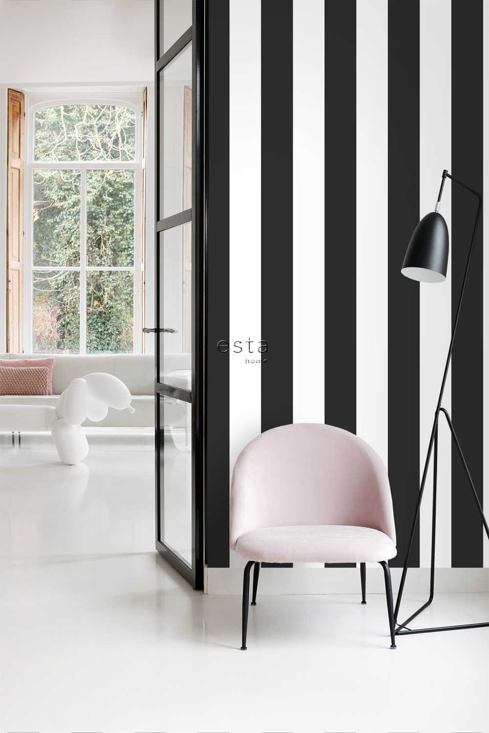 Behang Esta Home Black & White with a splash of Gold 139111 2