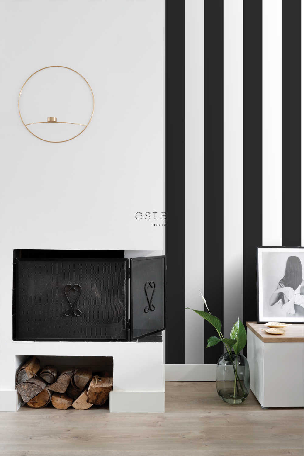 Behang Esta Home Black & White with a splash of Gold 139111 5