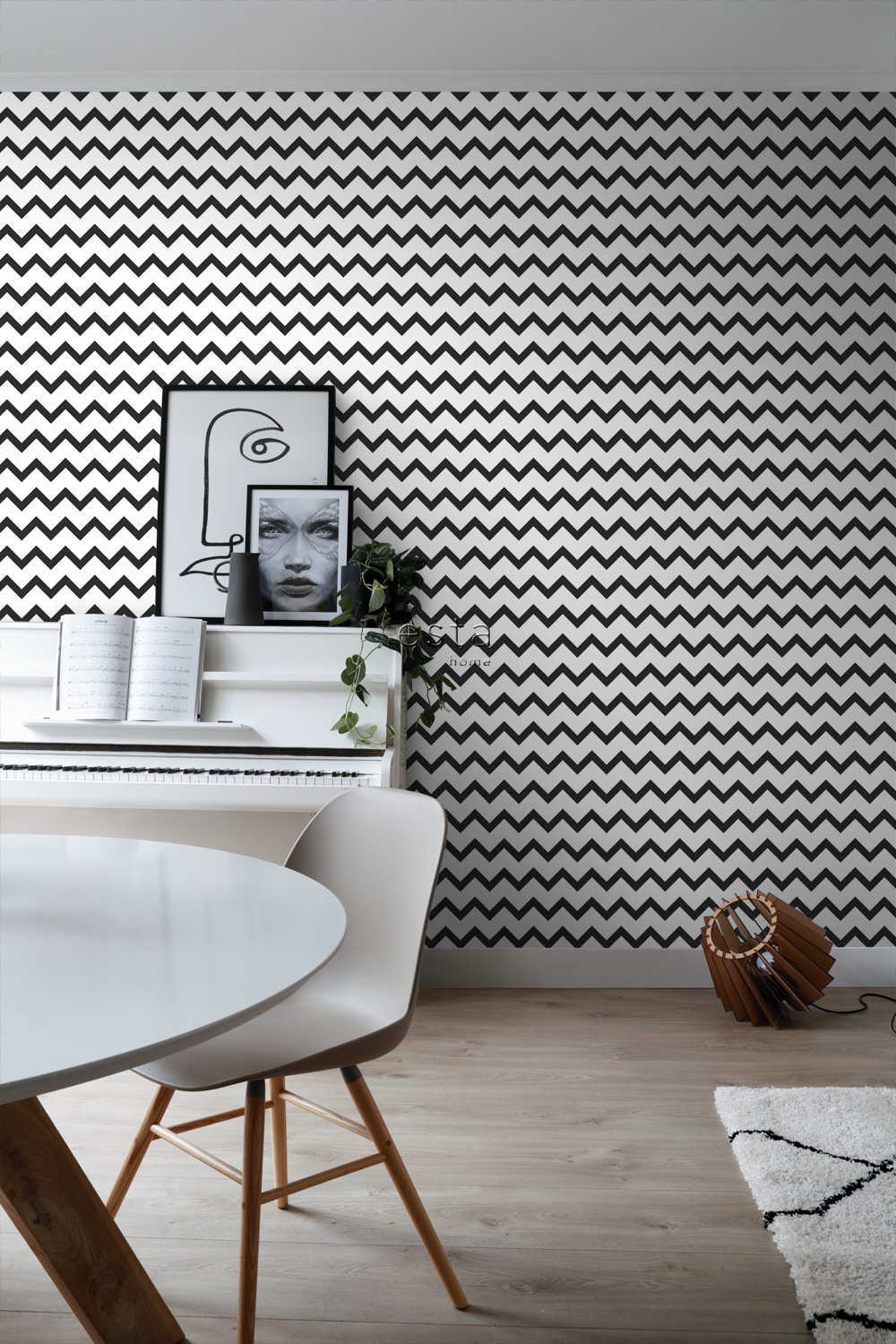 Behang Esta Home Black & White with a splash of Gold 139115 4