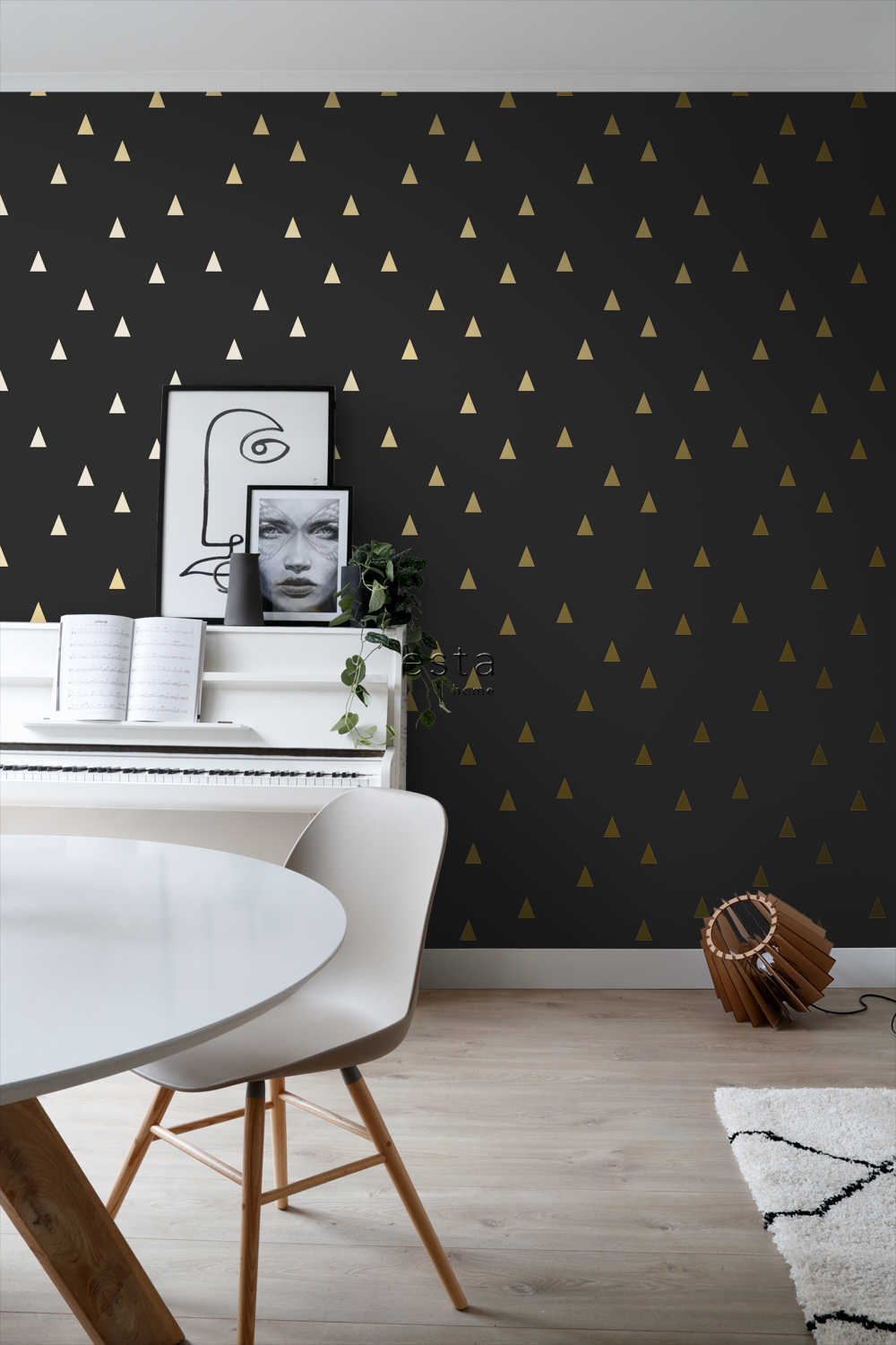 Behang Esta Home Black & White with a splash of Gold 139123 5