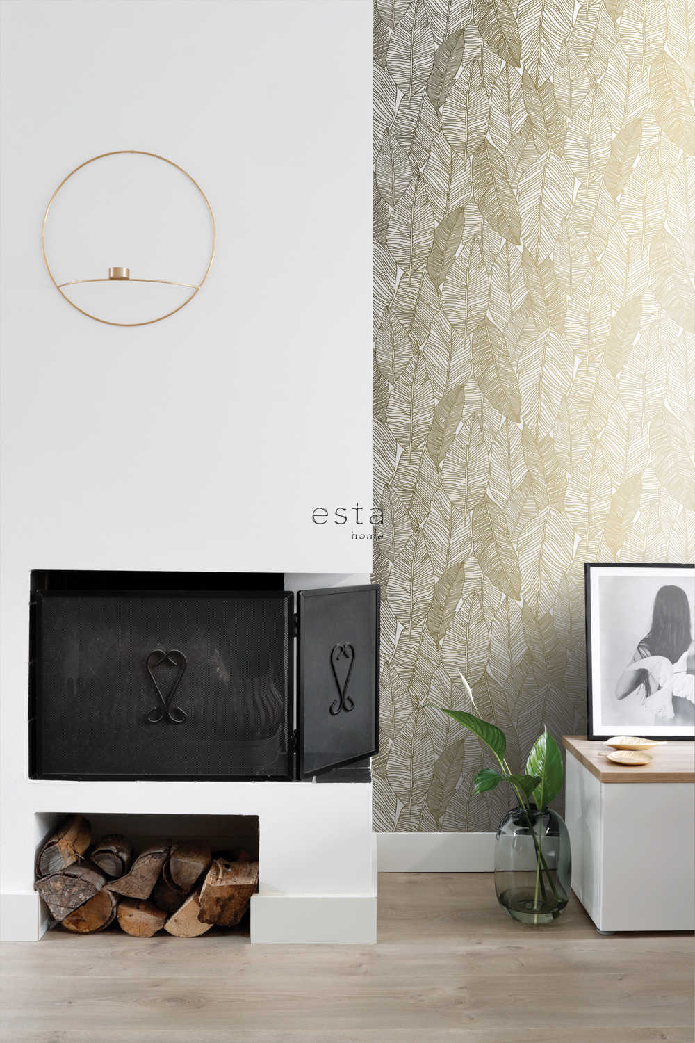 Behang Esta Home Black & White with a splash of Gold 139125 5