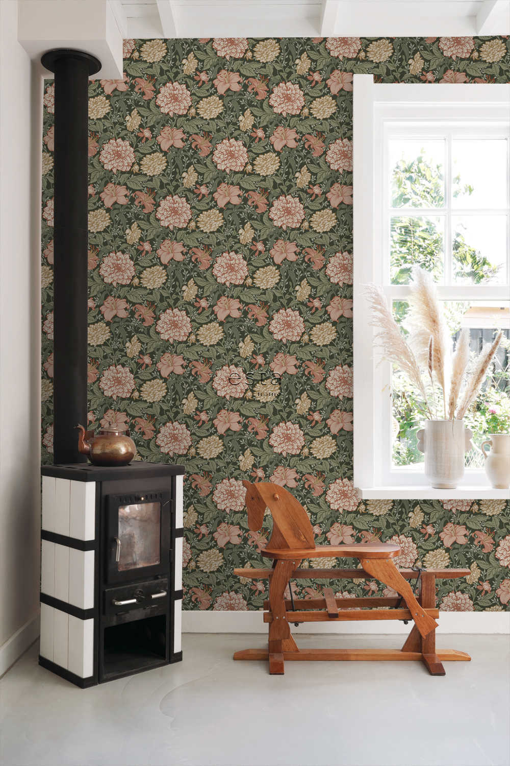 Behang Esta Home Vintage Flowers 139381 2