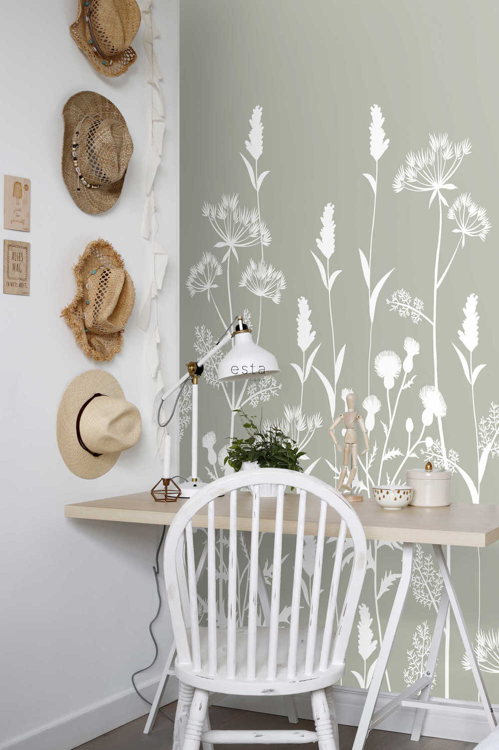 Behang Esta Home Vintage Flowers 159214 2