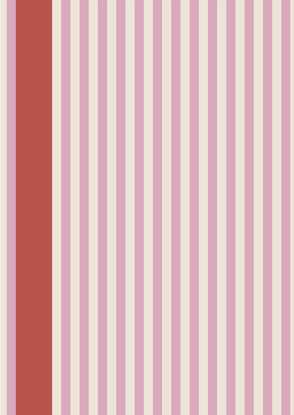 Behang Farrow & Ball Carte Blanche Stripe 61-03 1