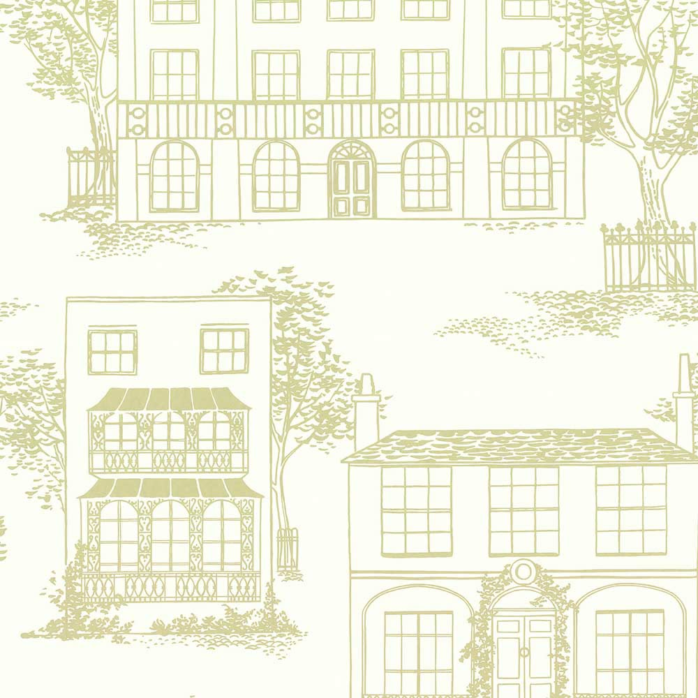 Behang Little Greene 20th Century Papers Hampstead 1949 Cloister 1