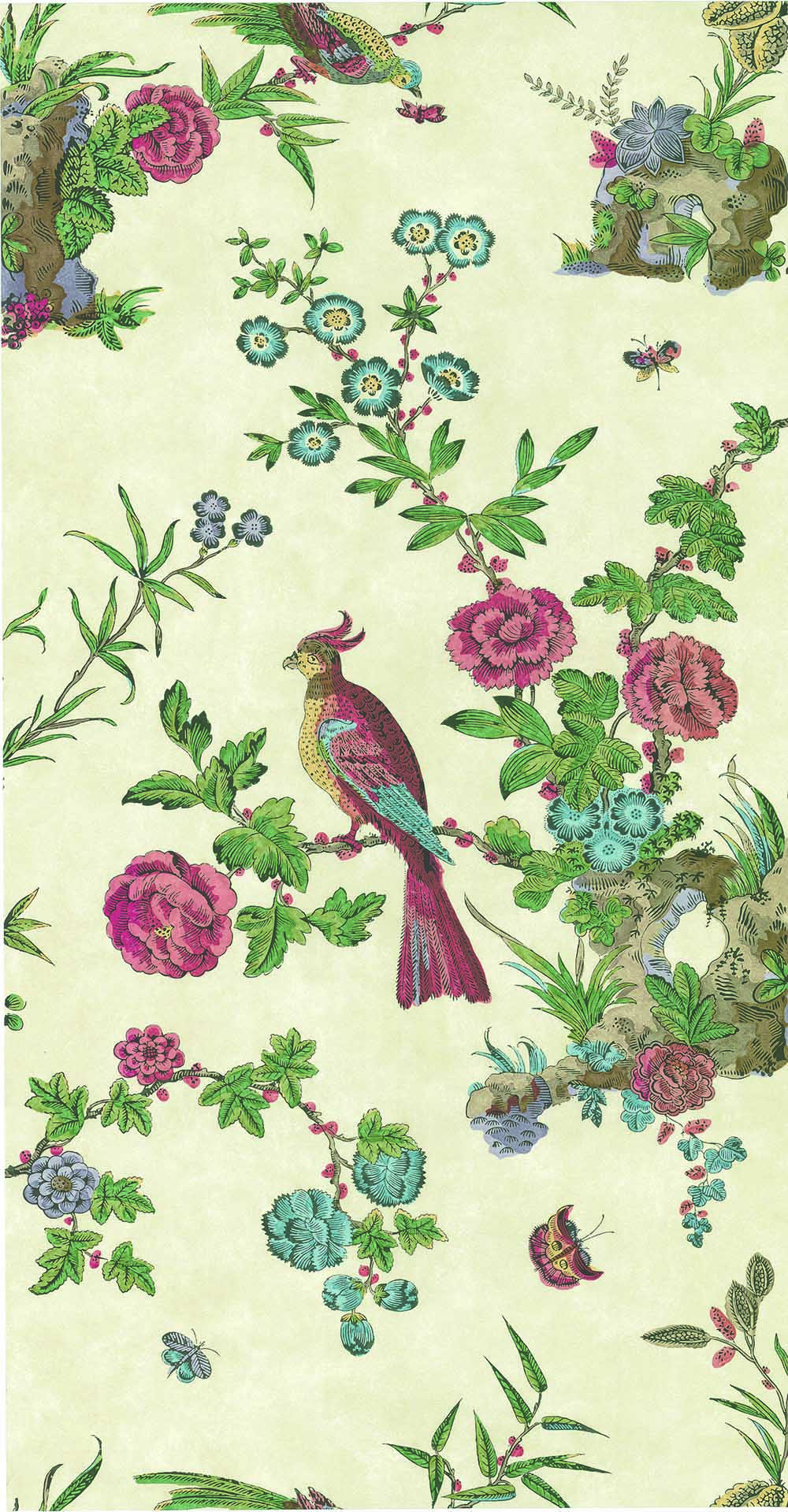 Behang Little Greene Archive Trails Darwin 1760 Provence 1