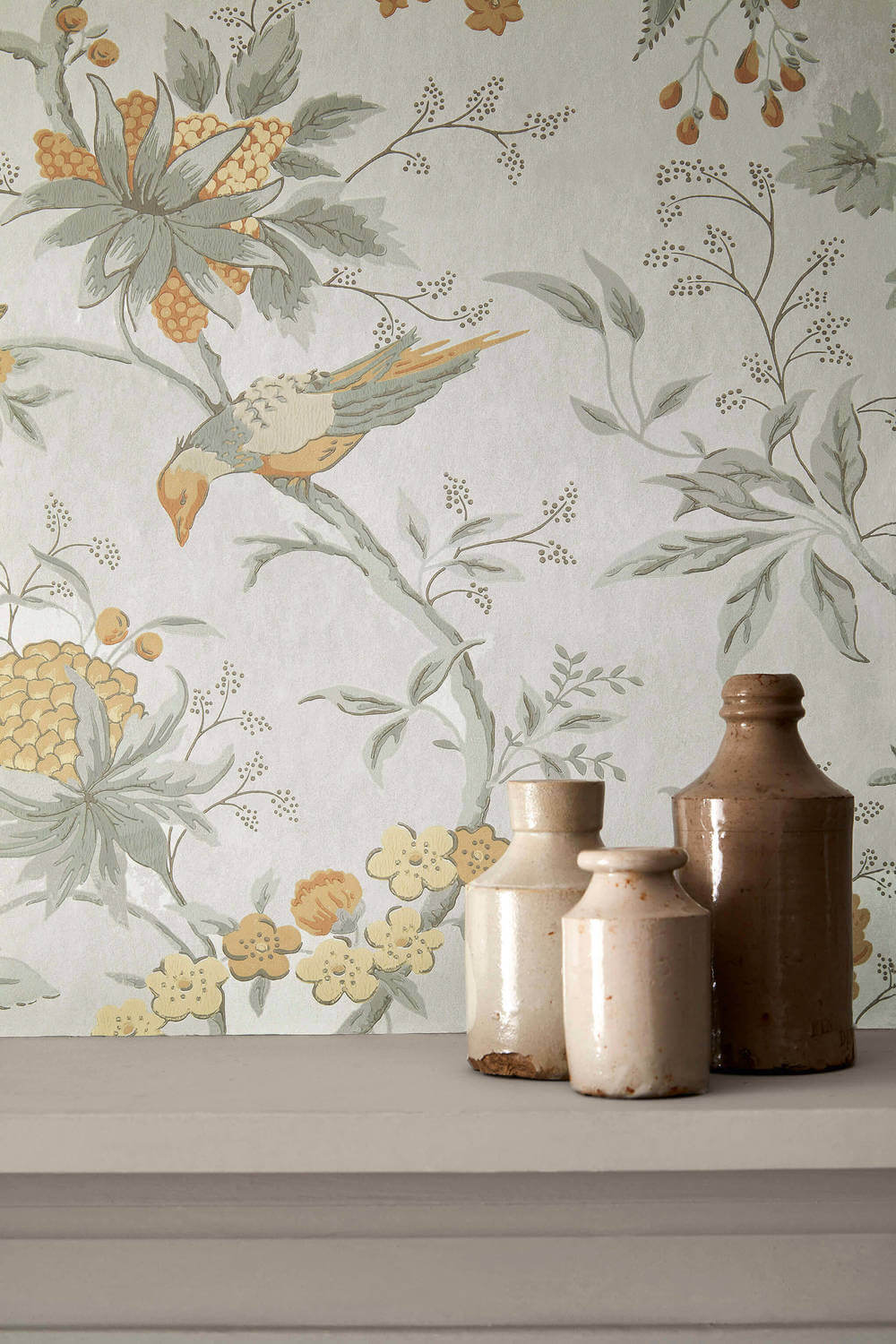 Behang Little Greene Archive Trails II Brooke House Cinder 4