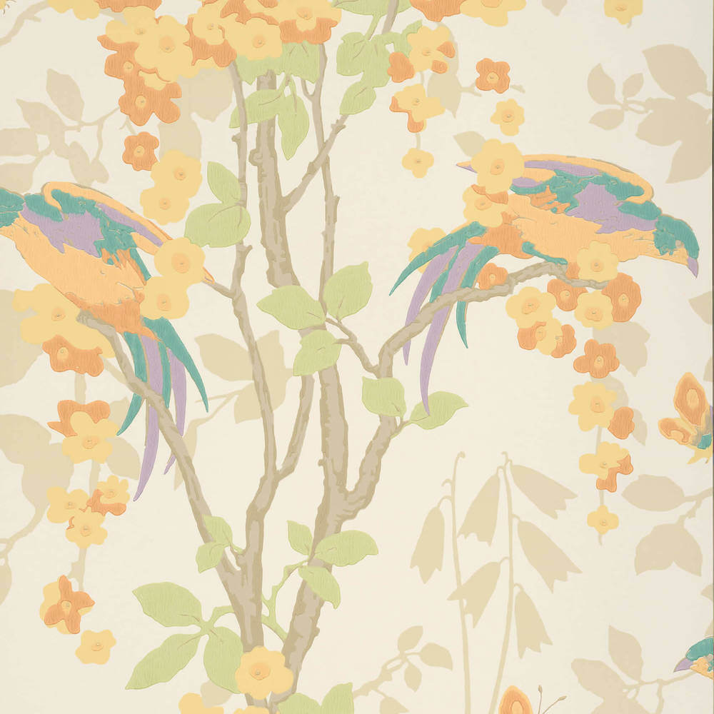 Behang Little Greene Archive Trails II Loriini Nouveau 1