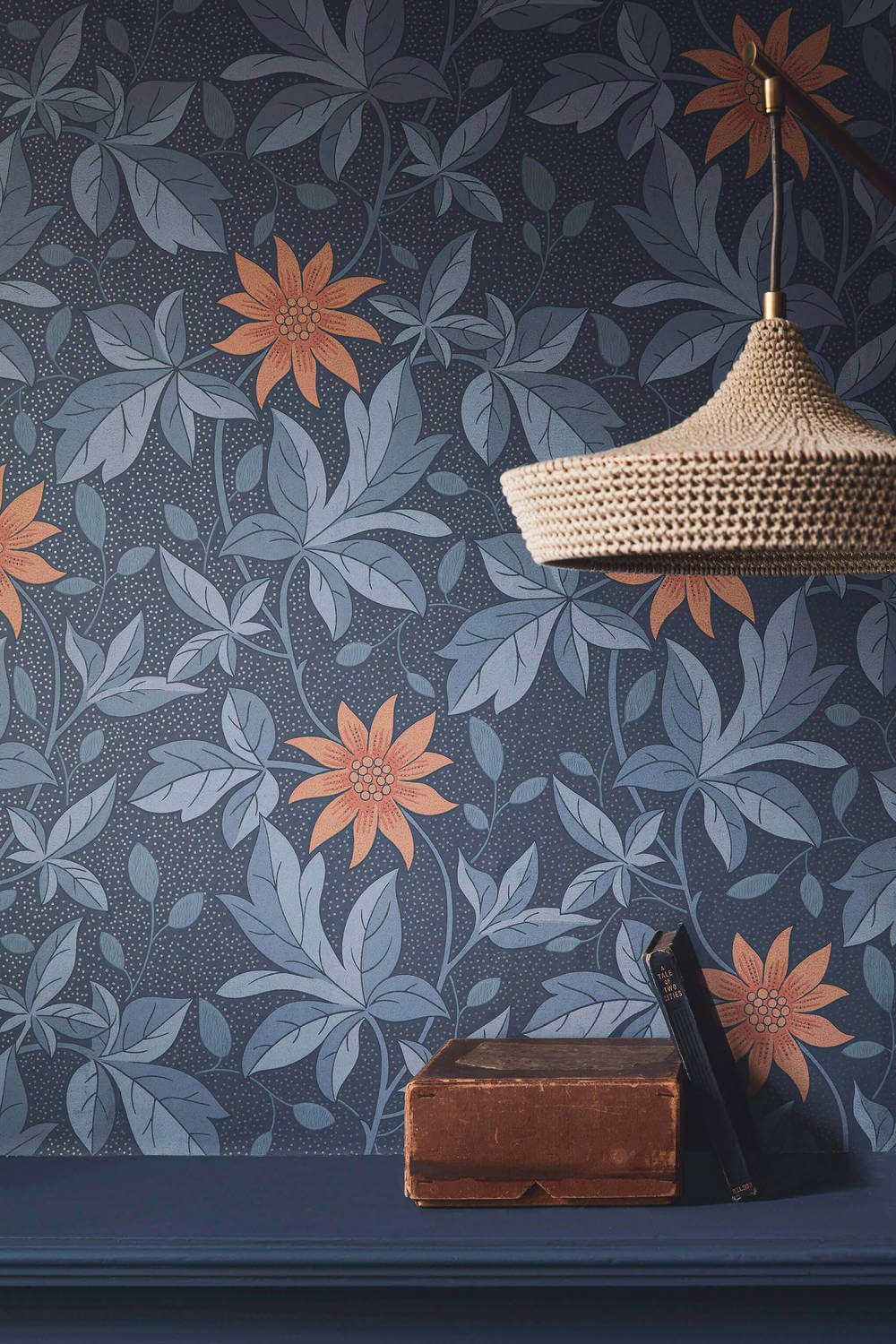 Behang Little Greene Archive Trails II Monroe Night Flower 3