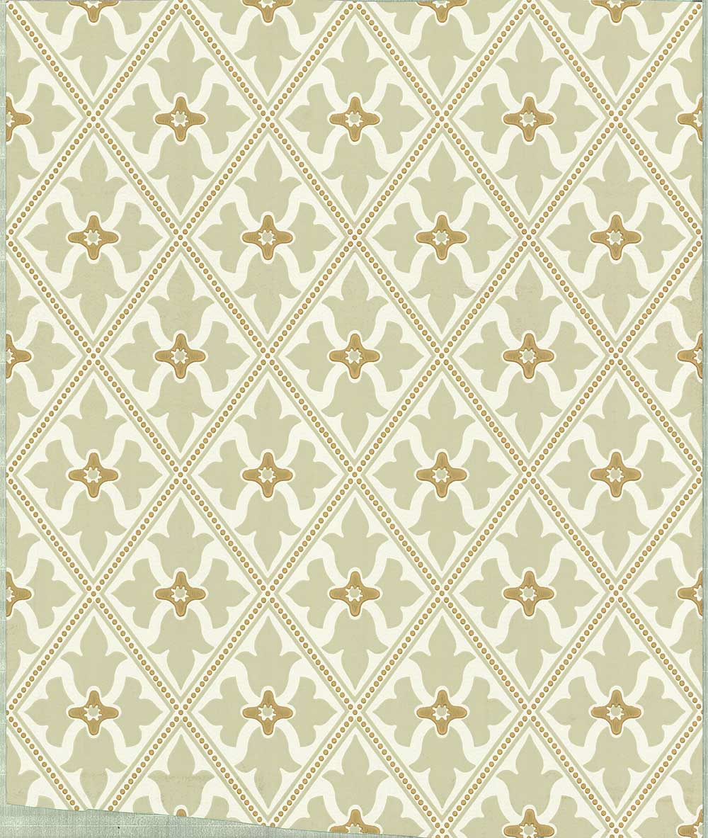 Behang Little Greene London Wallpapers IV Bayham Abbey 1880 Meteor 1