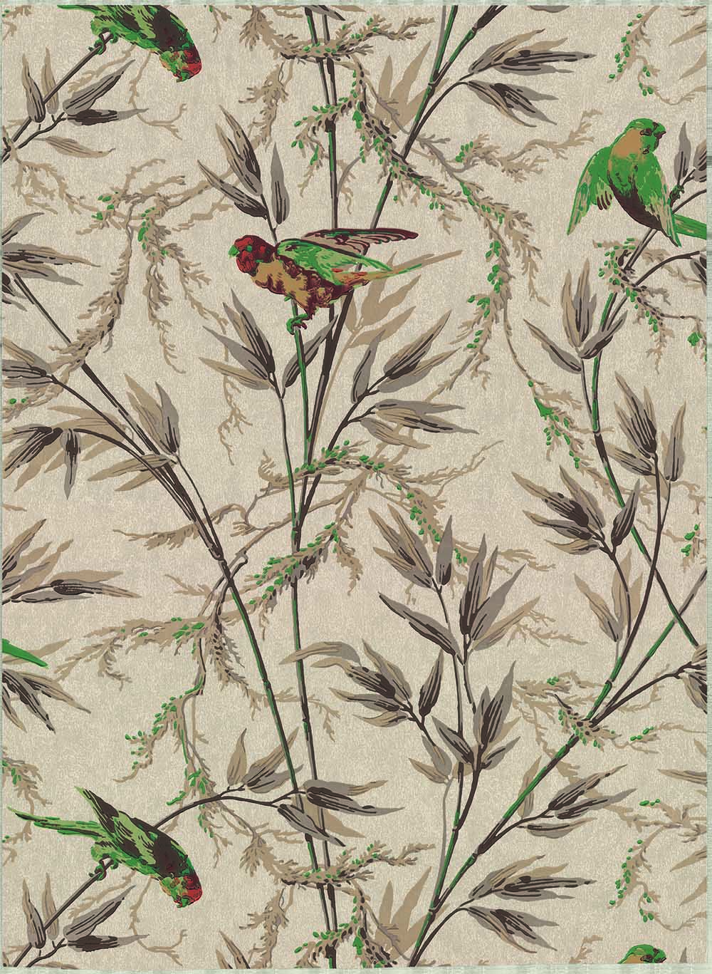 Behang Little Greene London Wallpapers IV Great Ormond St. 1890 Cappucino 1