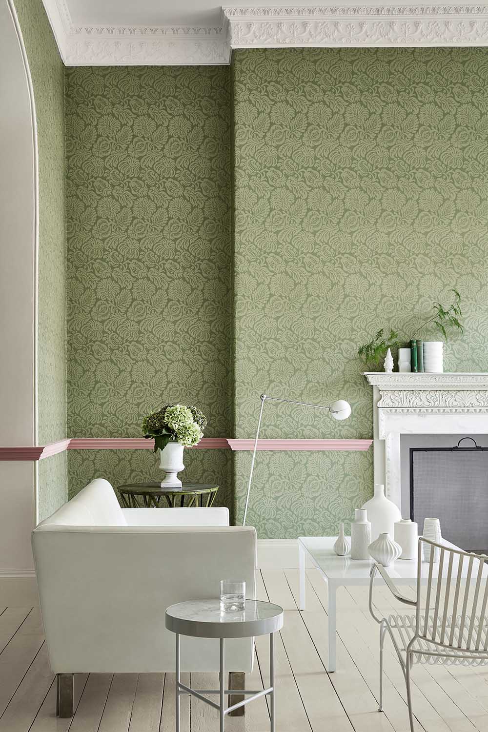 Behang Little Greene London Wallpapers IV Palace Road 1895 Oakes 2