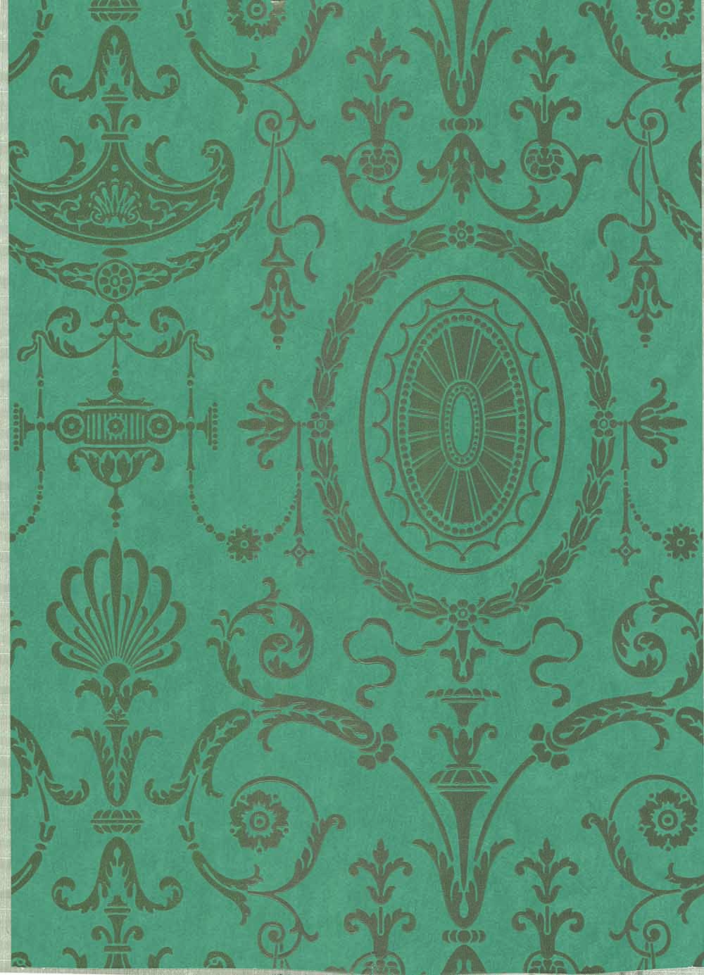 Behang Little Greene London Wallpapers IV Pall Mall 1950 Canton Gold 1