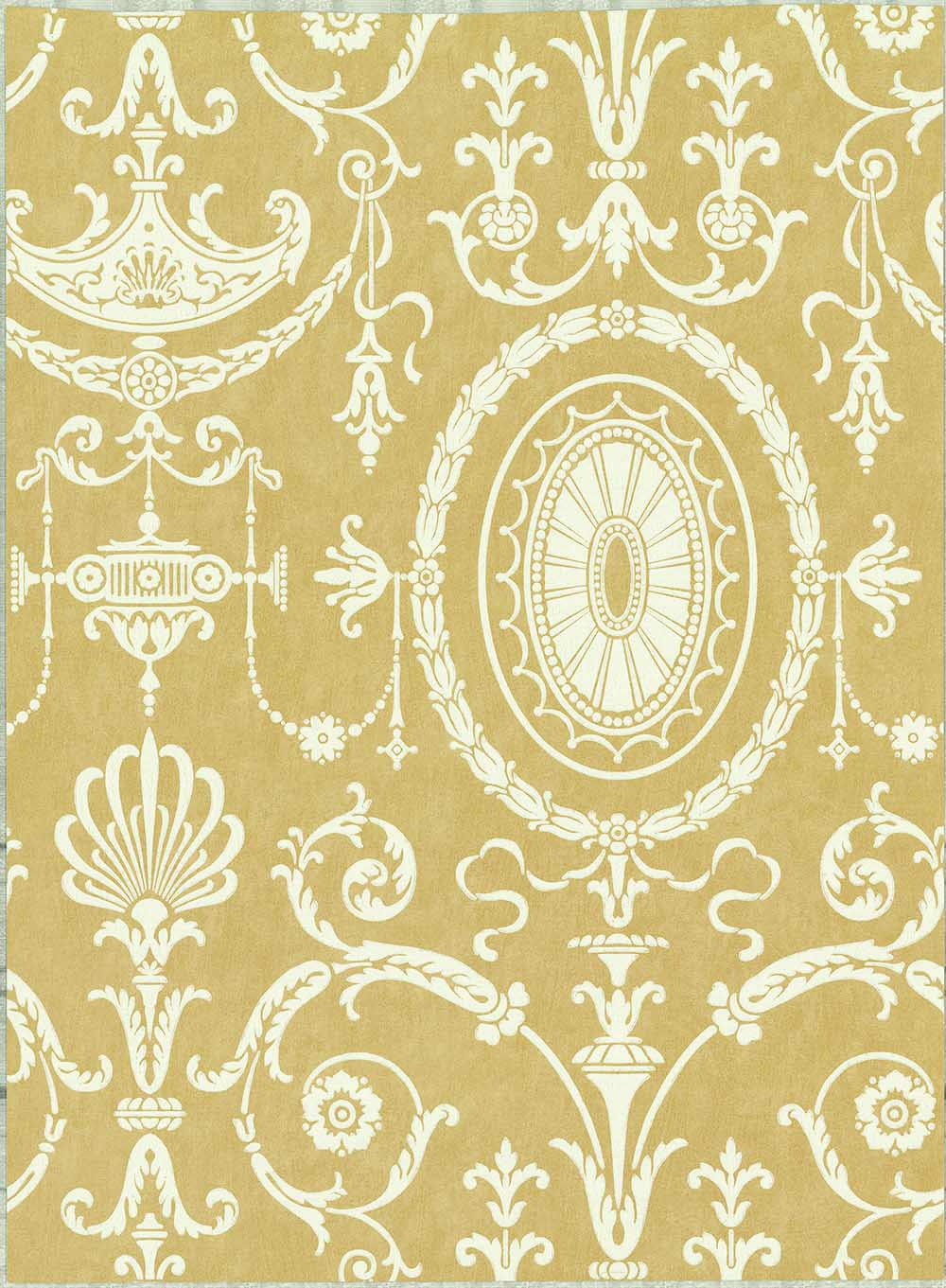 Behang Little Greene London Wallpapers IV Pall Mall 1950 Vermeer 1