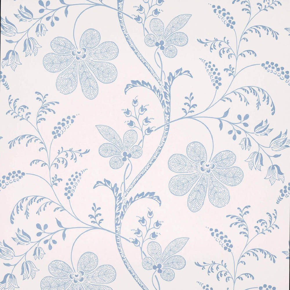 Behang Little Greene London Wallpapers V Bedford Sq Porcelain 1