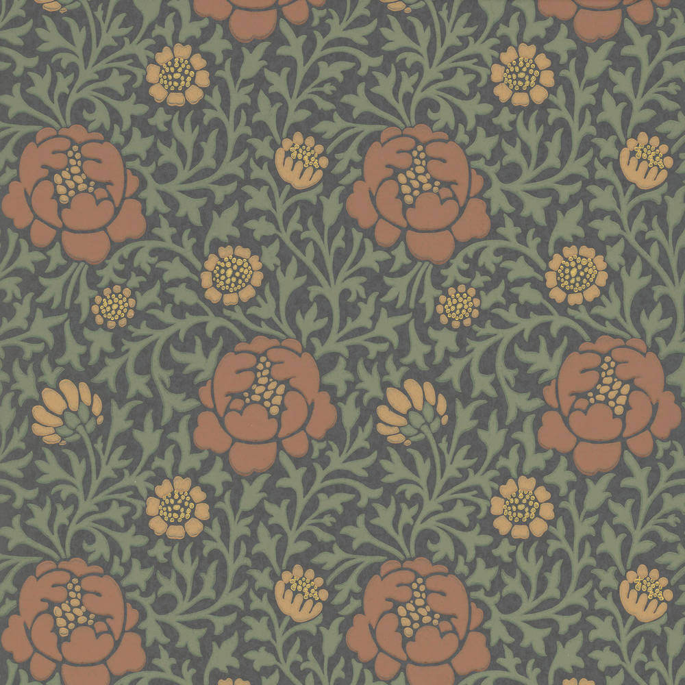 Behang Little Greene London Wallpapers V Lansdowne Walk Ash 1