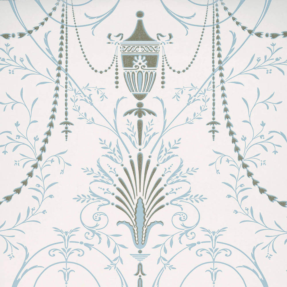 Behang Little Greene London Wallpapers V Marlborough Crystal 1