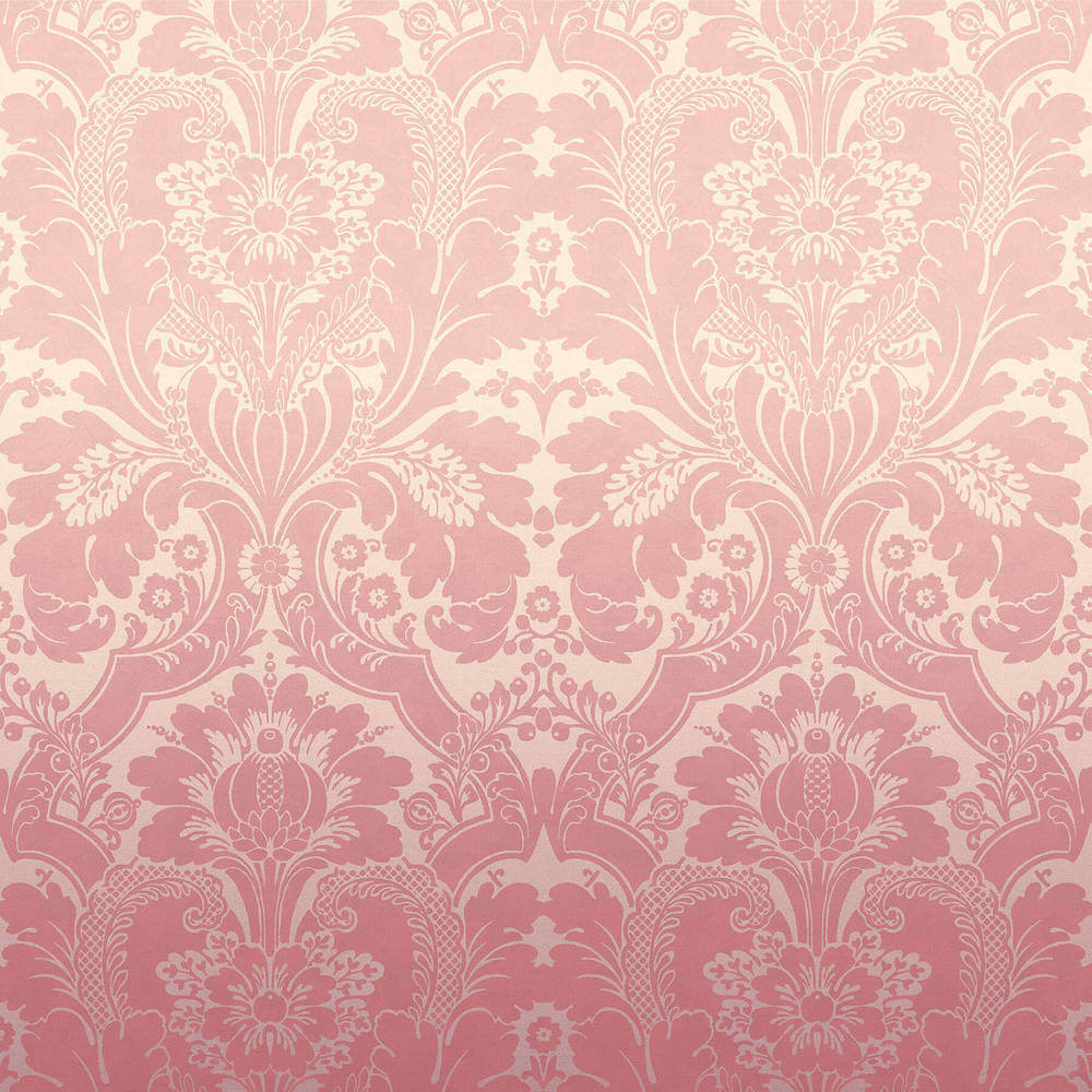 Behang Little Greene London Wallpapers V St James Park Cherry Fade 1