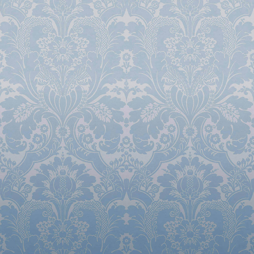 Behang Little Greene London Wallpapers V St James Park Cobalt Fade 1