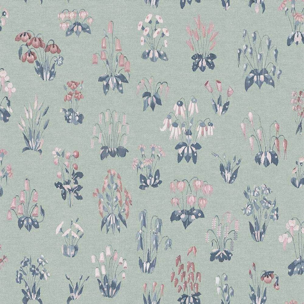 Behang Little Greene National Trust Papers II Millefleur Chambray 1