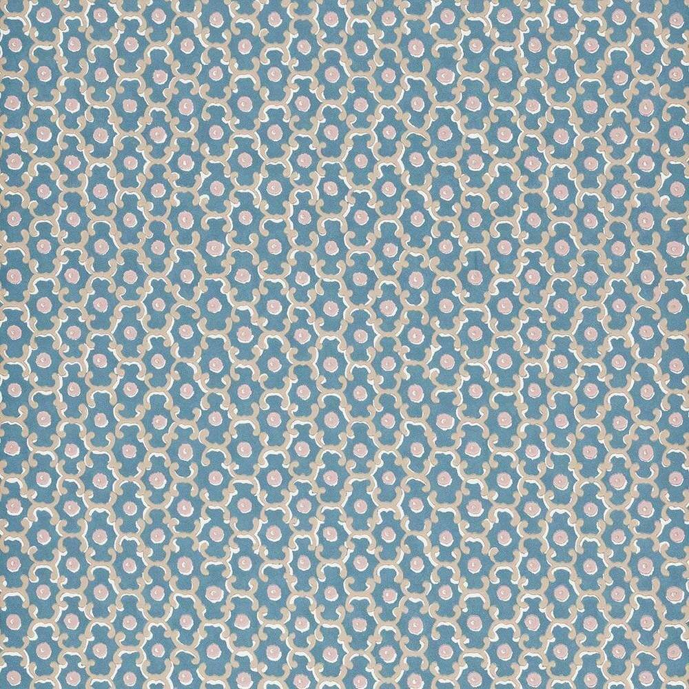 Behang Little Greene National Trust Papers II Moy Blue 1