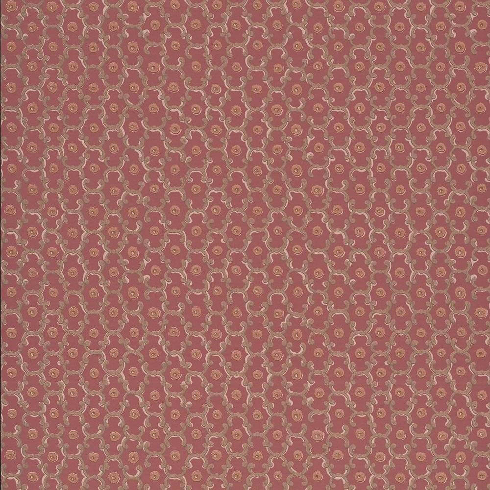 Behang Little Greene National Trust Papers II Moy Red Ochre 1