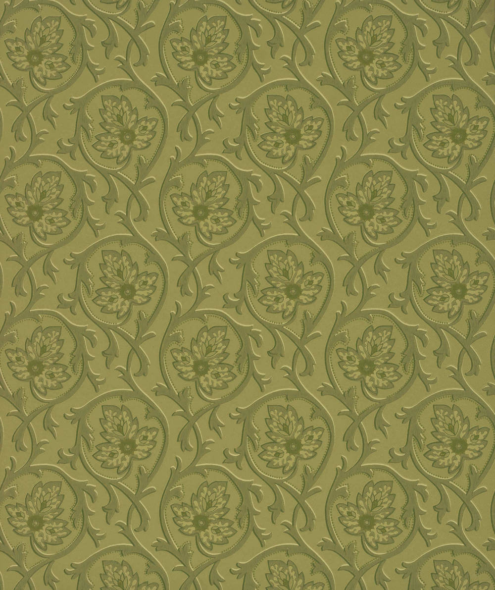 Behang Little Greene National Trust Papers III Hoja Garden 1