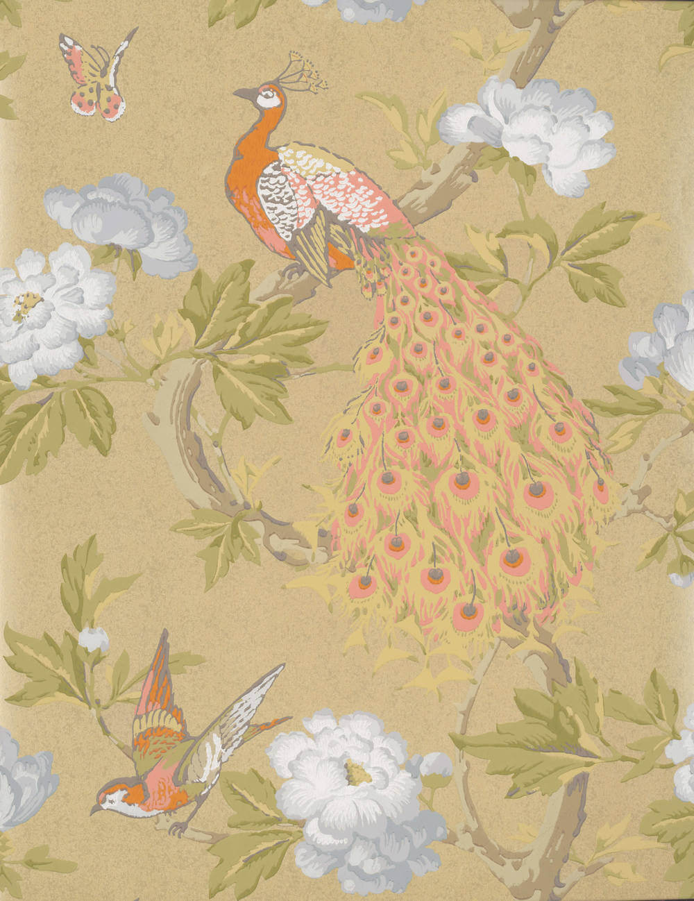 Behang Little Greene National Trust Papers Pavona Gina 1