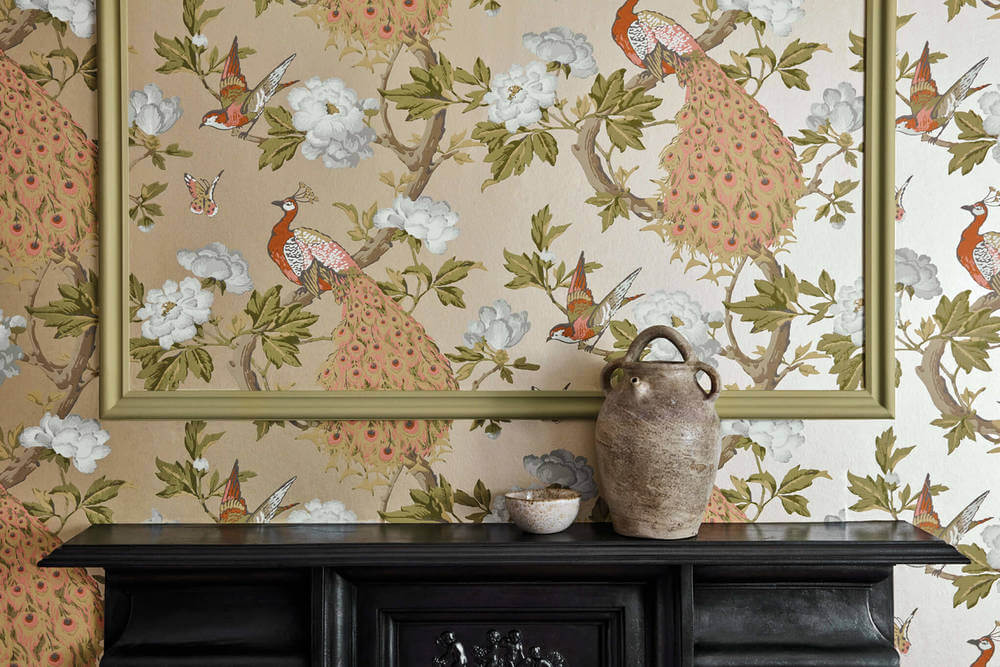 Behang Little Greene National Trust Papers Pavona Gina 3