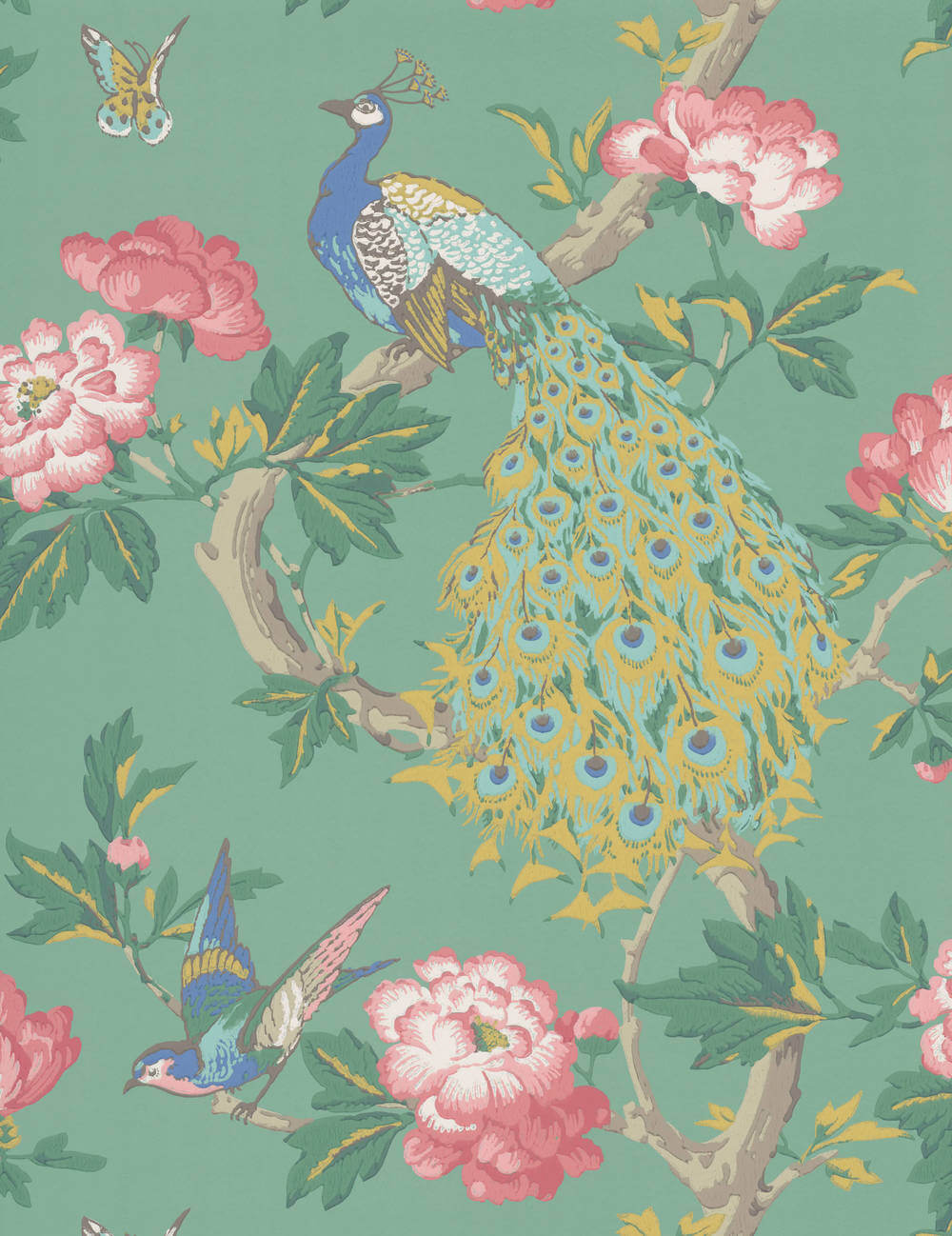 Behang Little Greene National Trust Papers Pavona Vivienne 1