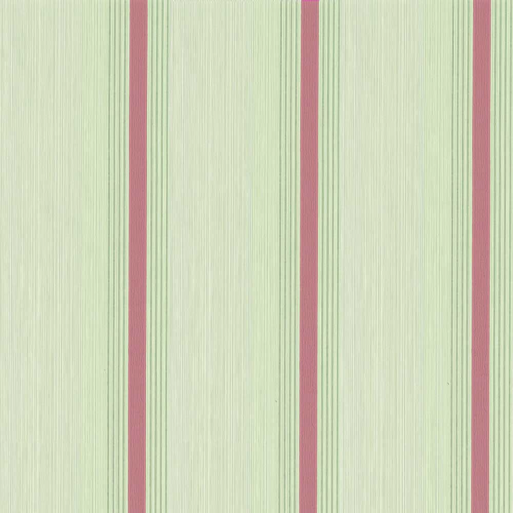 Behang Little Greene Painted Papers Cavendish Stripe 1965 Brush Red 1