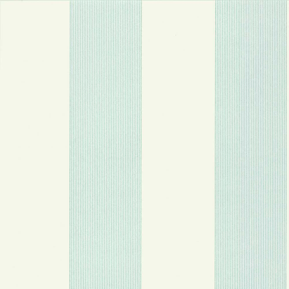 Behang Little Greene Painted Papers Elephant Stripe 1850 Bright White 1