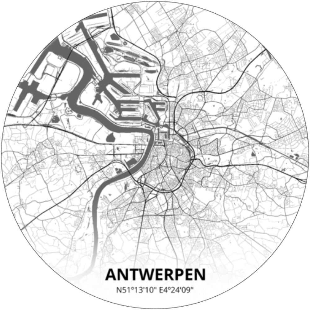 Behang Noordwand City Circles CCA3 1