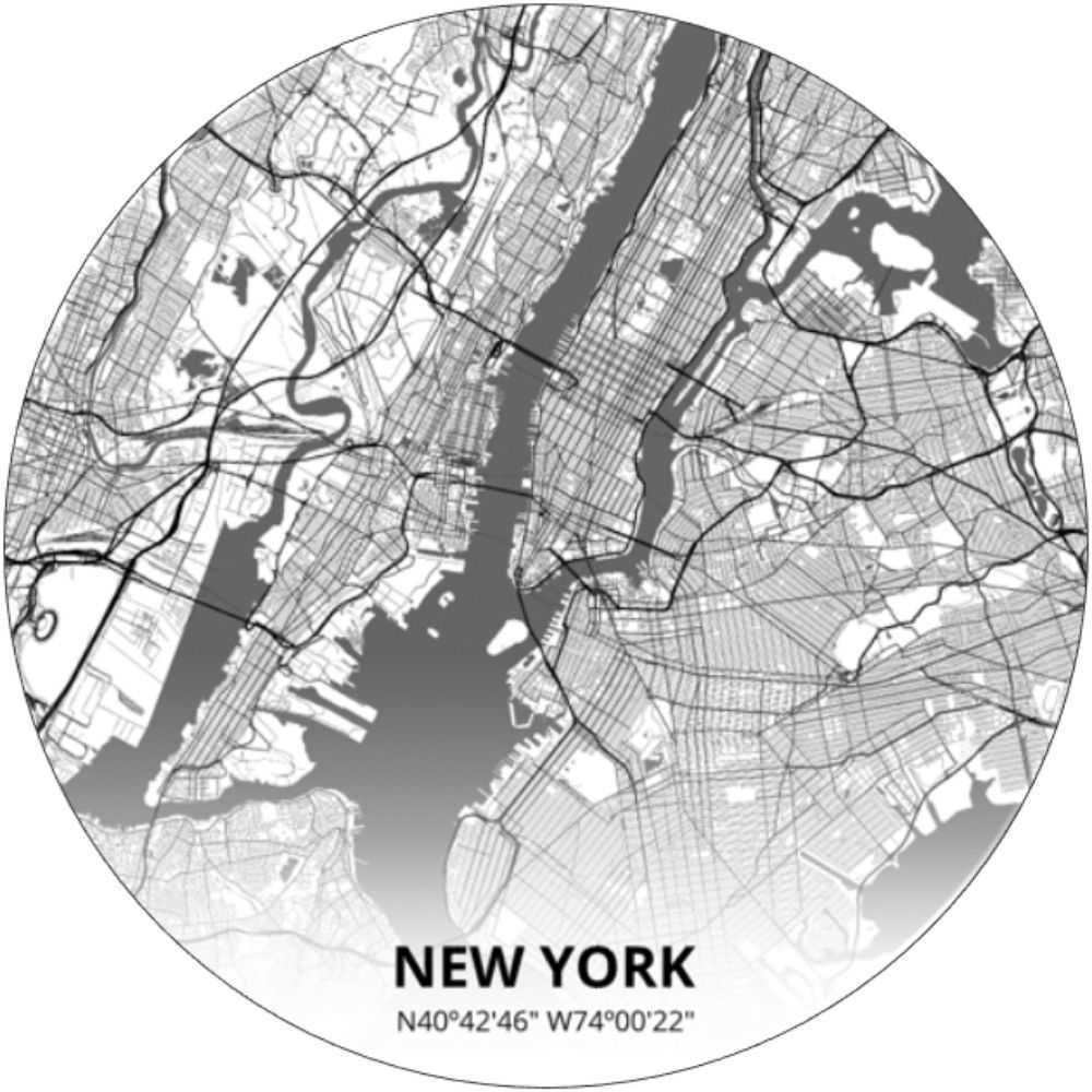 Behang Noordwand City Circles CCNY00 1