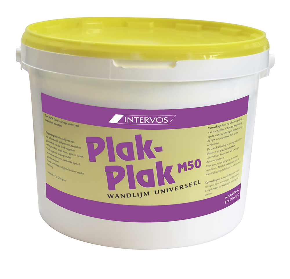 Plak-Plak behanglijm voor Buitenbehang M50 - 12 kg (Kant en klaar) 1