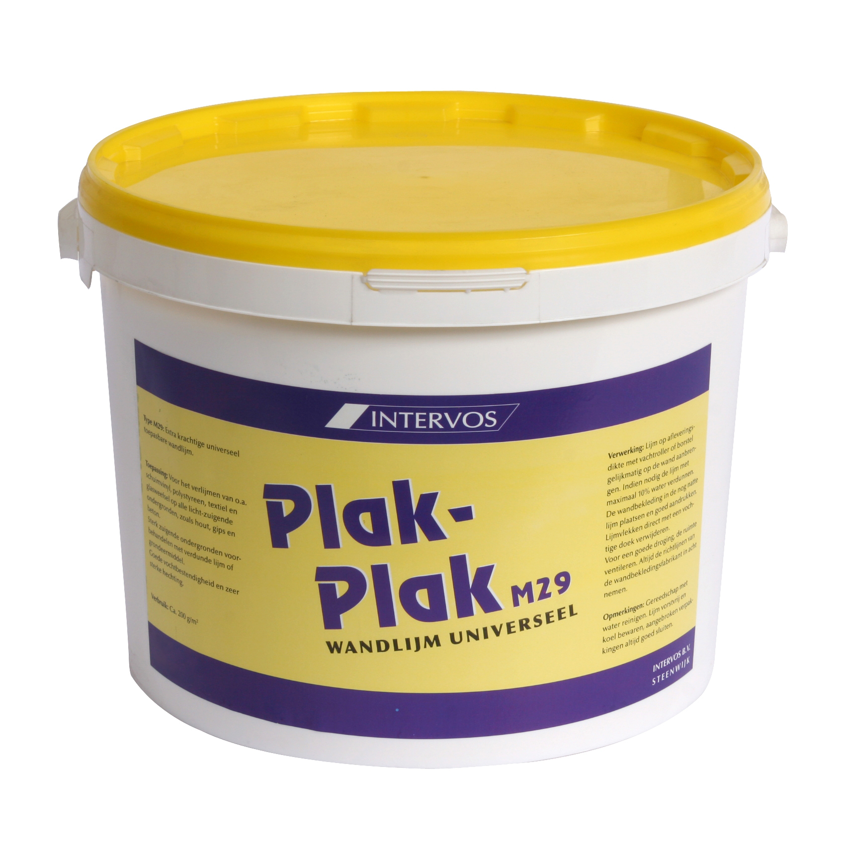 Plak-Plak behanglijm voor niet zuigende ondergrond M29 - 10 kg (Kant en klaar) 1