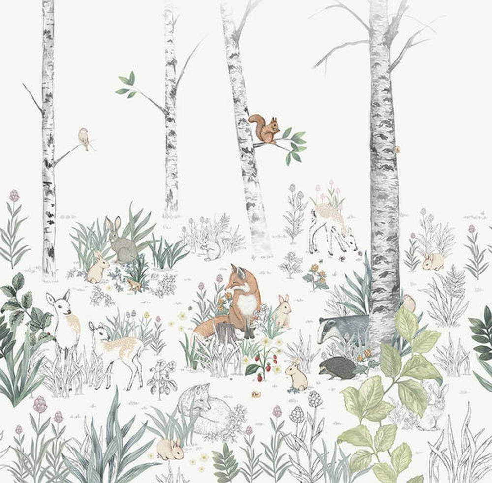 Borastapeter Newbie Wallpaper II Magic Forest Mural 7481 Behang 1