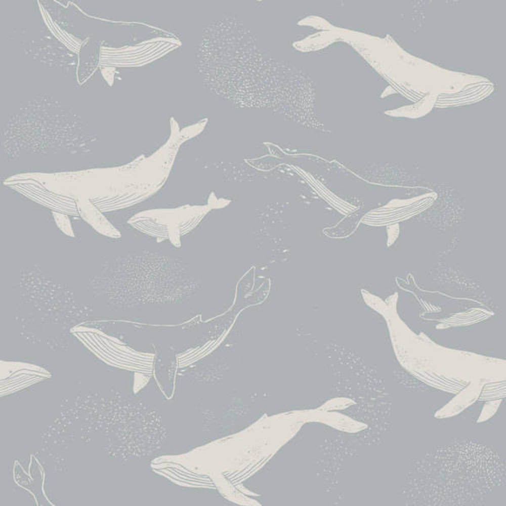 Borastapeter Newbie Wallpaper II Whales 6942 Behang 1