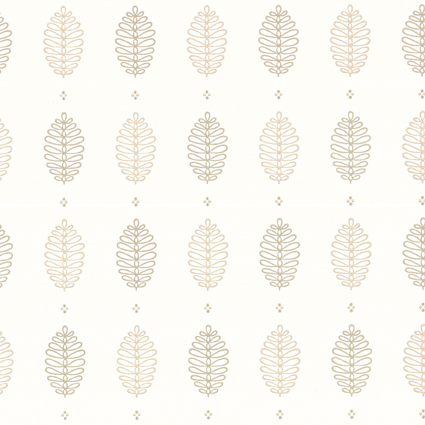 Little Greene 1950s Wallpaper Cones Lint (181) 1