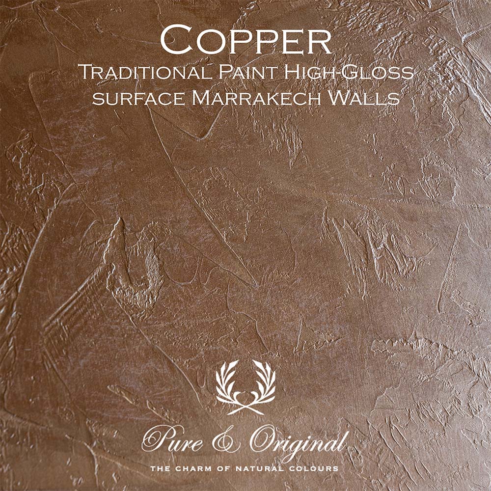 Pure & Original Traditional Paint High-Gloss Elements Copper Metallicverf 1