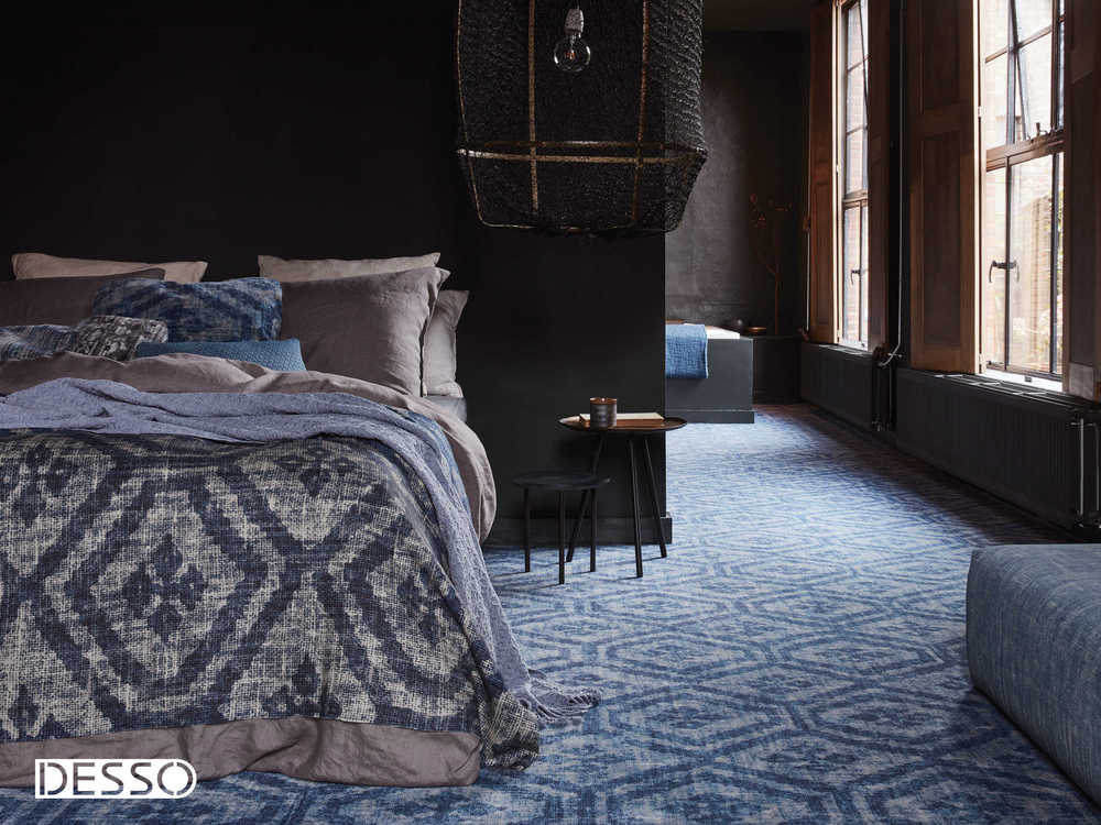 Desso Desso & Ex Blauw 8811-619 Vloerkleed Blind gebandeerd 2