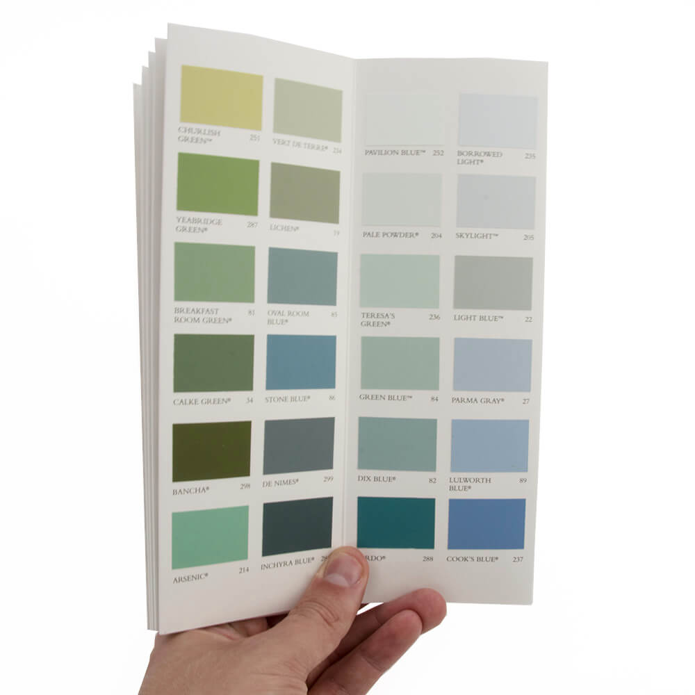 Krijtverf Farrow & Ball Kleurenkaart en brochure 5