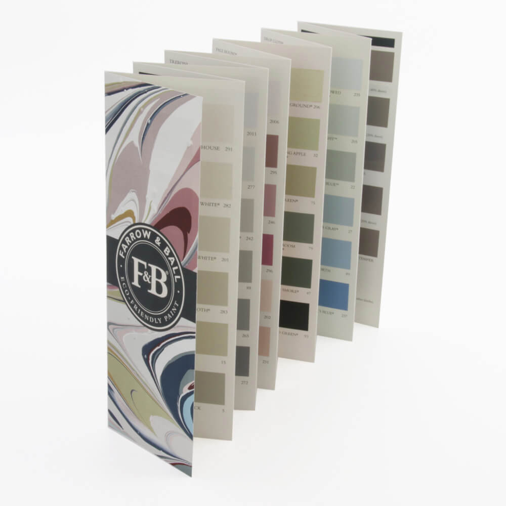 Krijtverf Farrow & Ball Kleurenkaart en brochure 1