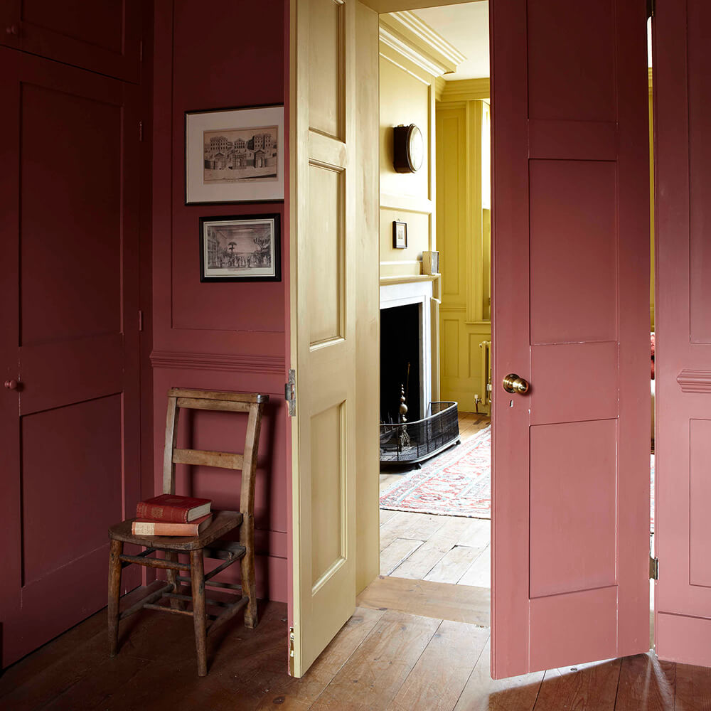 Krijtverf Farrow & Ball Estate Emulsion Book Room Red&reg; (50) - Archiefkleur 2