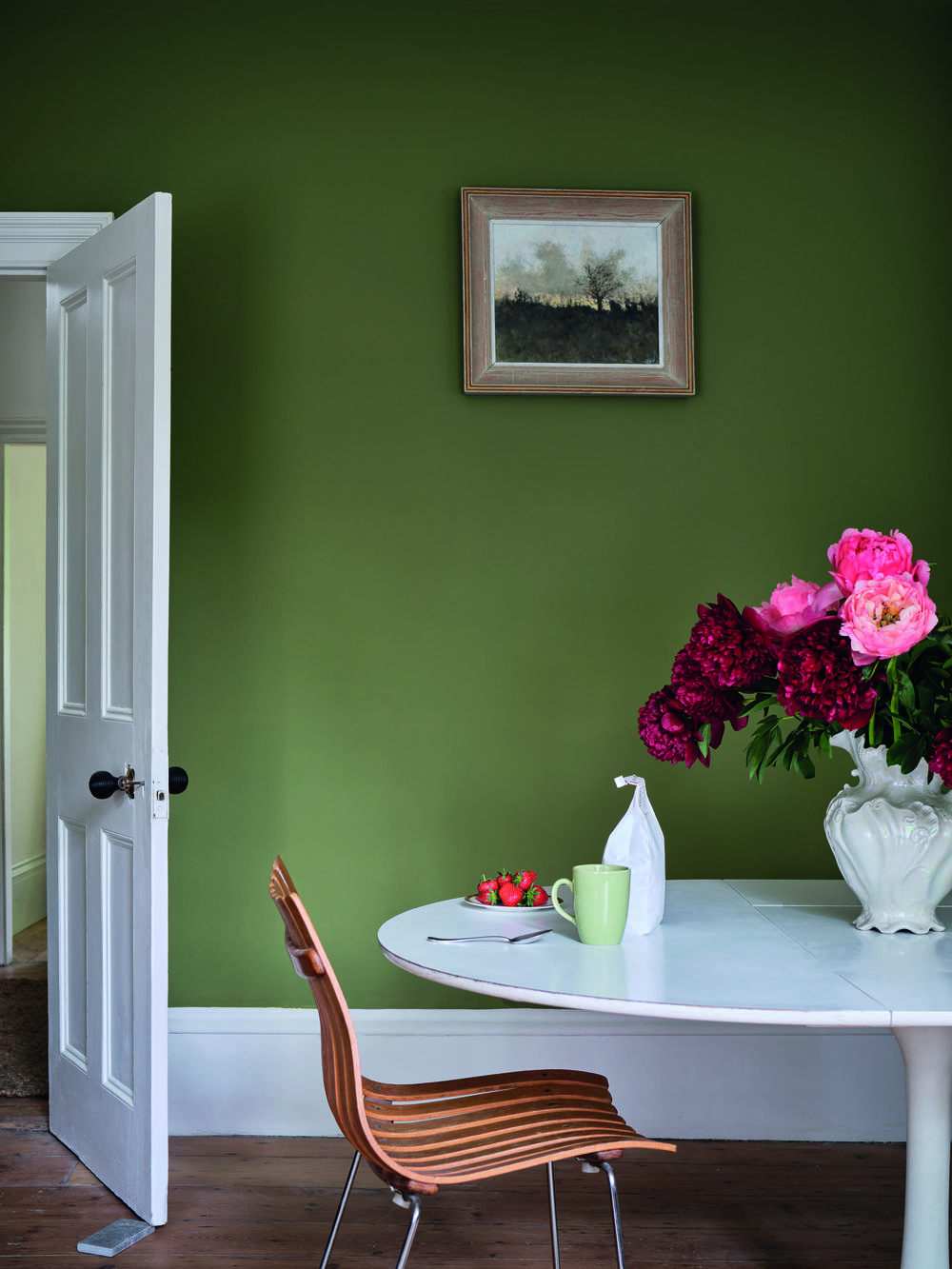 Krijtverf Farrow & Ball Modern Eggshell Duck Green (W55) 4